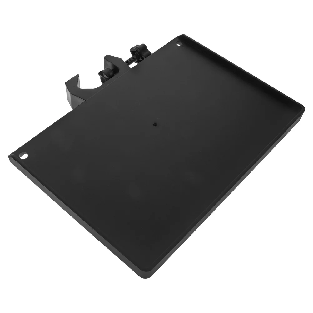 

Phone Holder Microphone Stand Tray with Cup Storage Compact Design for Streaming Podcasting Heavy Duty Clamp Mount Accessory