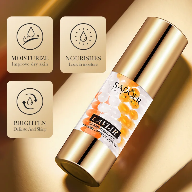 SADOER Caviar Collagen Face Essence Facial skincare Moisturizing Nourishing Firming Facial Serum Lotion Skin Care Products