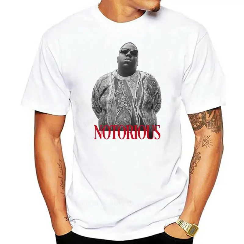 Camiseta de Notorious B.I.G Biggie Smalls para hombre y mujer, camiseta de moda Unisex, envío gratis O-neck tees male top tees