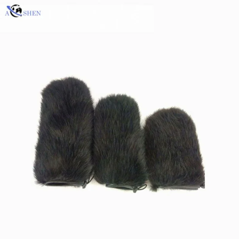 

AOSHEN Good Quality For Microphone Mic Windshield Dead Cat Cover Fur Sleeve