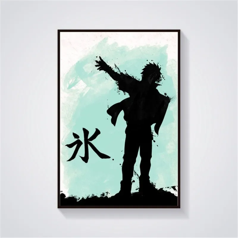 Allen Walker Hunter Kanji Fullbuster Samus Snow Totoro Vegeta Attack on Titan Japan Art Poster Canvas Painting