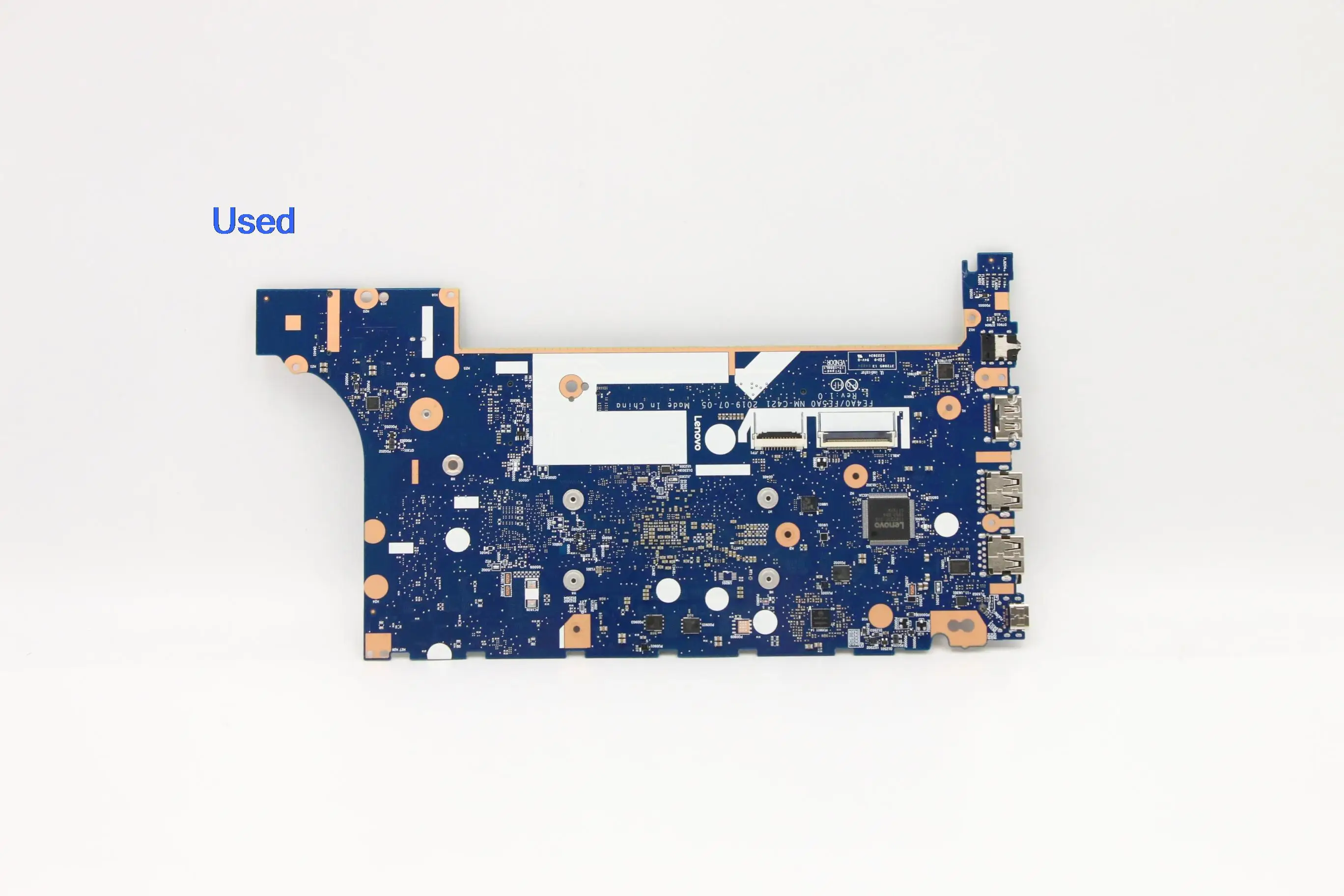 Imagem -02 - Usado para Lenovo Thinkpad E15 20rd 20re Computador Portátil Placa-mãe Mainboard Nm-c421 Cpu I710510u Uma 5b20s72225 5b20s72227