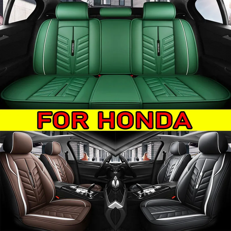 

FOR HONDA Car seat cover high quality waterproof wear-resistant artificial leather soft full wrap 5 seat cover