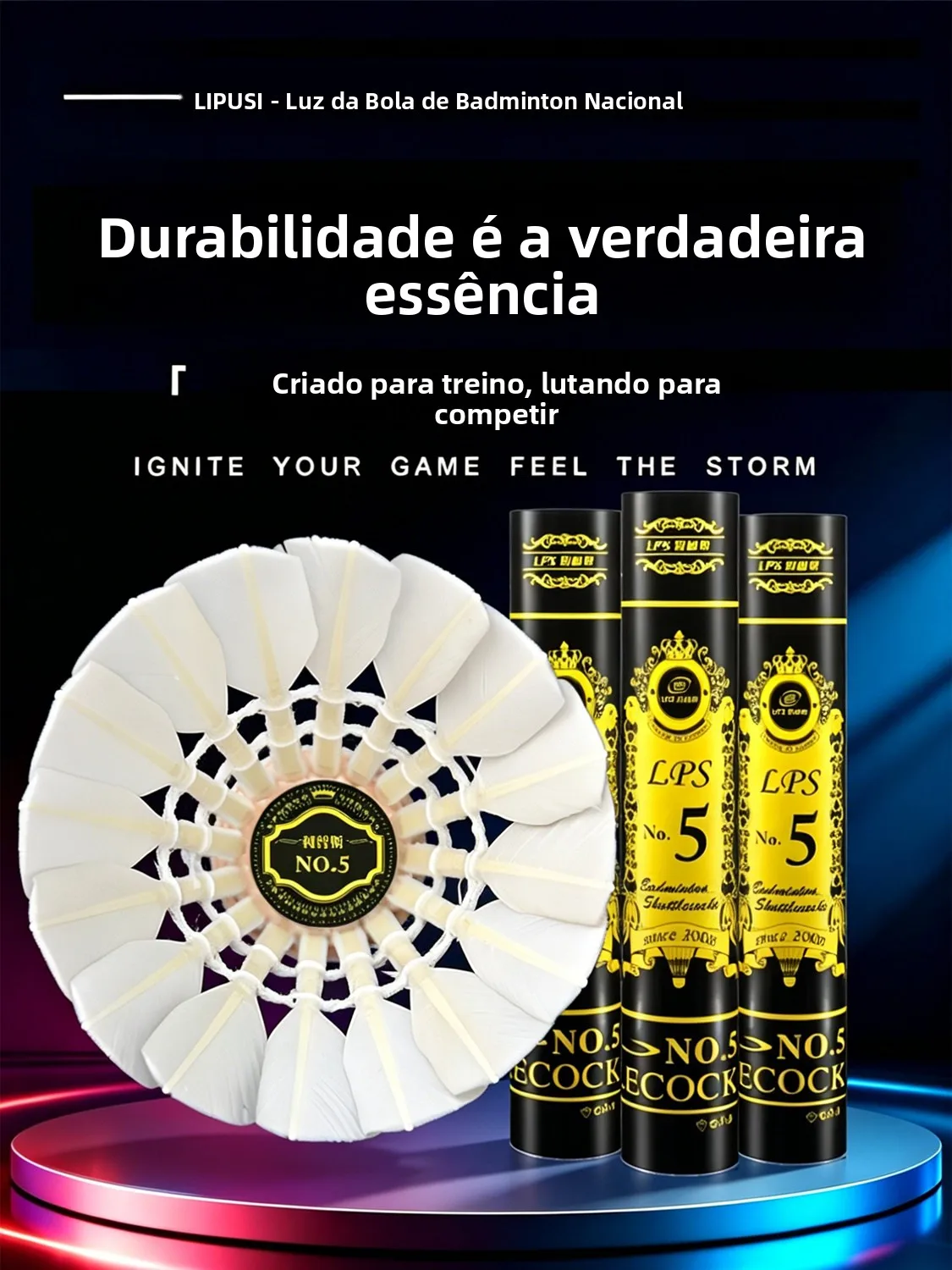 2個入りバドミントンシャトルコック、耐久性と安定性に優れたトレーニングタイプ、屋内外兼用、飛行安定性5段階、ダックフェザー、スポーツフィットネス用