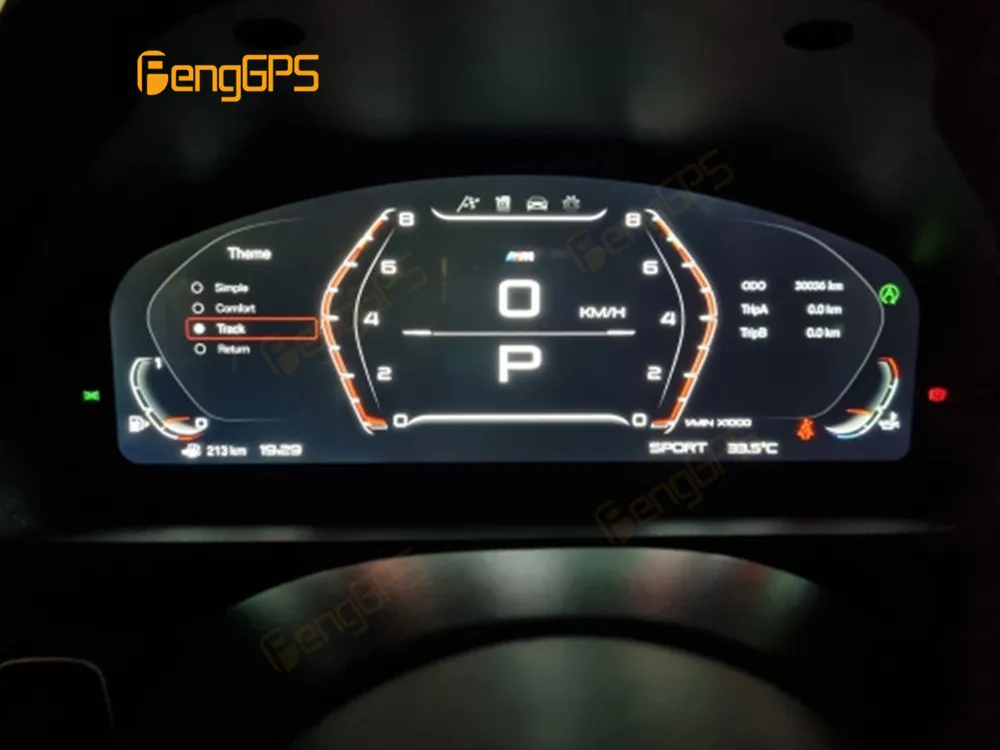 For BMW 3 4 Series F30 F31 F32 F33 F34 Car LCD Dashboard Digital Cluster Virtual Cockpit Instrument Panel Speedometer Screen