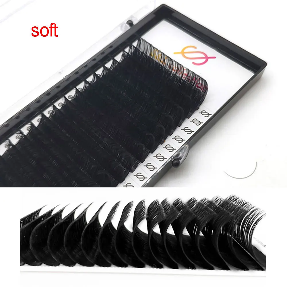 16 lijnen Super Zachte Blomming Wimpers Gemakkelijk Fan Wimper Extensions Mega Volume Fans 8-20 m Alle Grootte Wimpers Benodigdheden voor Oogschoonheid