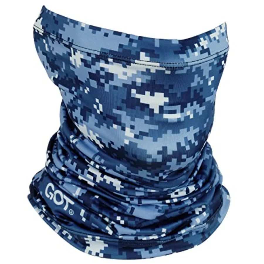 UPF 50+ Fishing Neck Gaiter - UV Face Mask Sun Protection for Men Women Moisture-Wicking, Quick-Drying, Built-in SPF, UVA/UVB B
