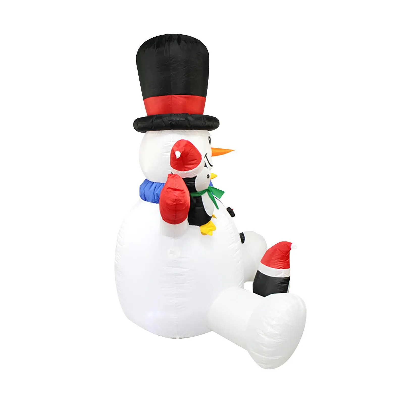 

Christmas Inflatable Snowman Cute Penguins Outdoor Decorations Christmas Blow up Snowman for Indoor Outdoor Courtyard Yard