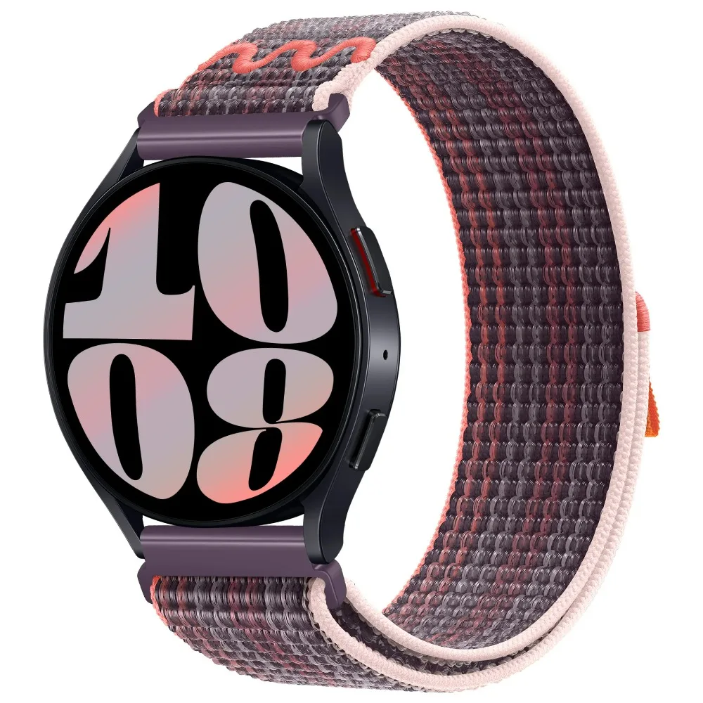 Bracelet à boucle en Nylon 20/22mm, pour Samsung Galaxy Watch 7 6 5 4 44mm 40mm/5 pro 45mm, pour Huawei Watch GT5 Pro/GT5 4 3 2e