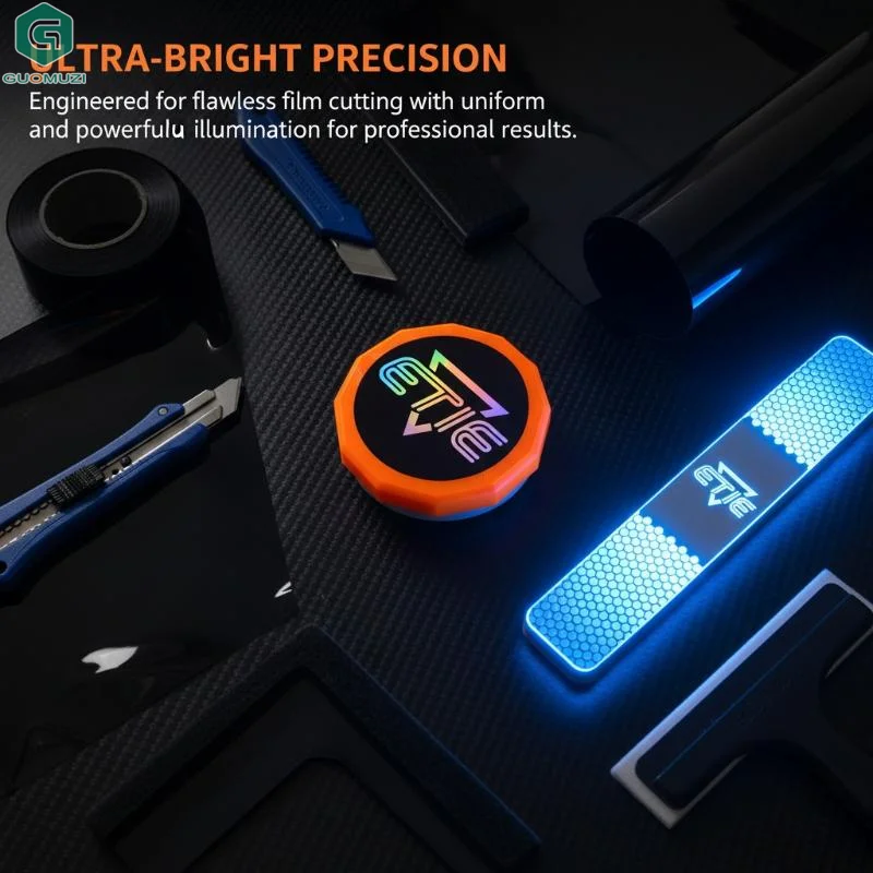 Car Window Tinting Tools LED High Brightness Warm Light Film Cutting Lamp Glass Solar Film Special Magnetic Charging Fill Light