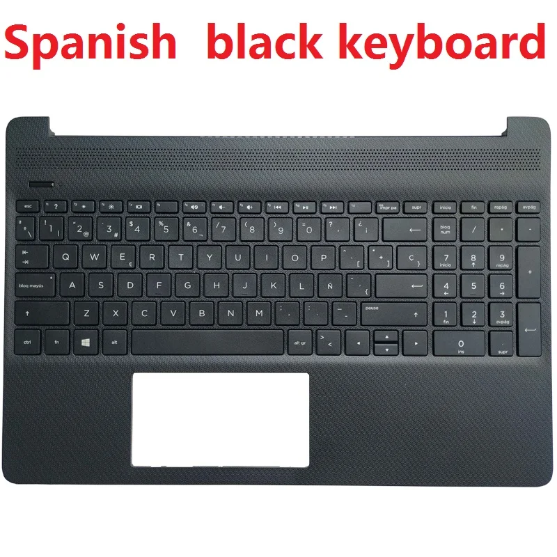 NEUE US/SP/Spanisch Laptop tastatur für HP 15T-DY 15-EF 15S-EQ TPN-Q222 Laptop Palmrest Ober Fall Silber Computer fall L60341-001