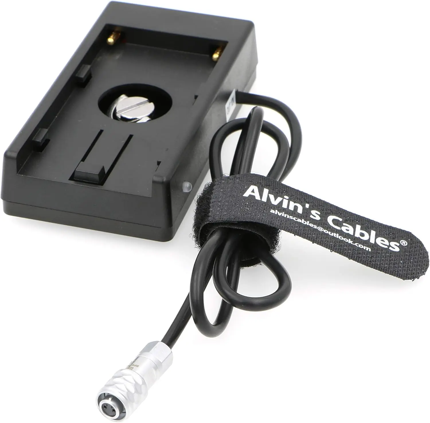 Alvin's Cables Power Cable for BMPCC Blackmagic Cinema Camera 4K BMPCC Power Supply Mount Plate Adapter for Sony NP F970 Battery
