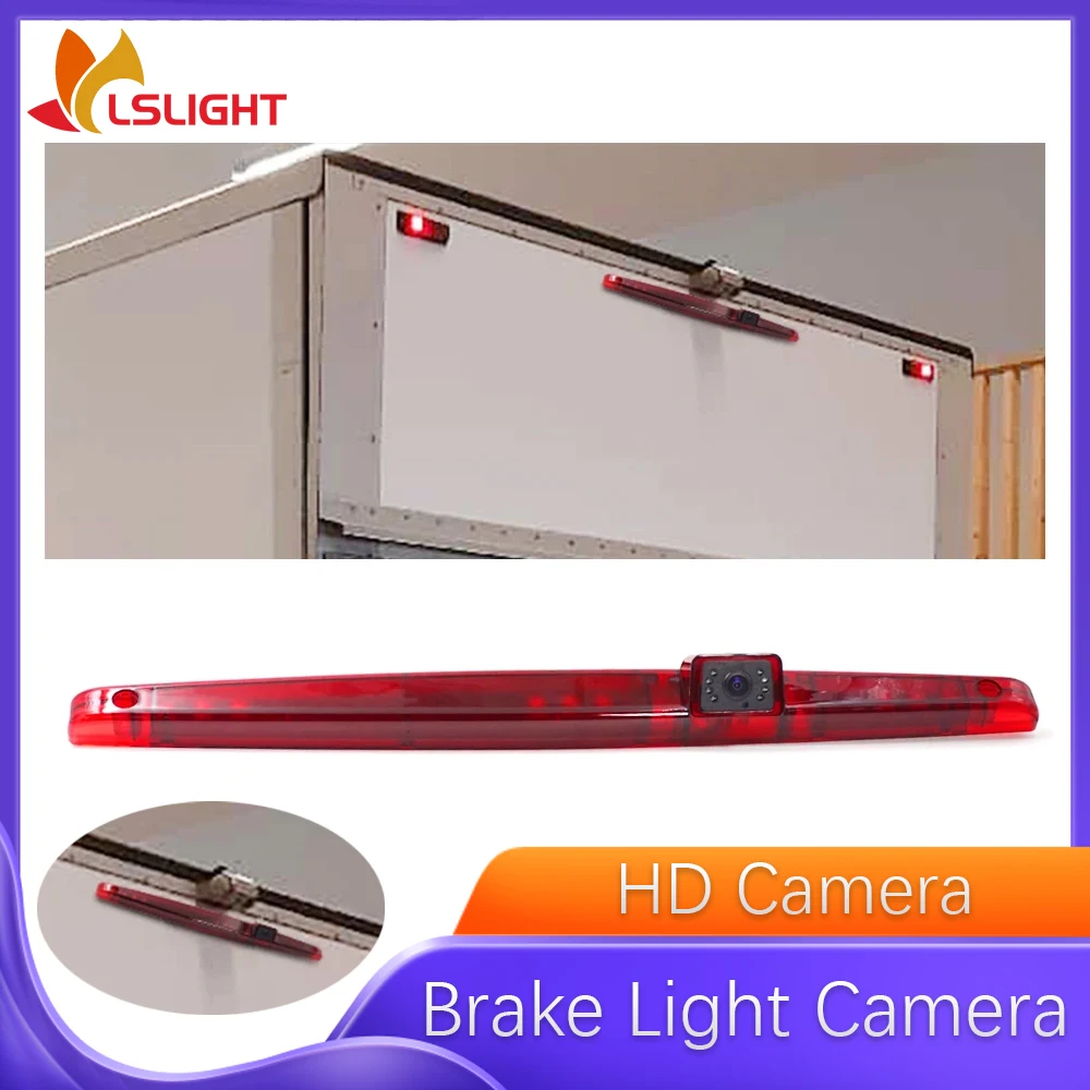

Car Camera 3RD Brake Light HD Night Vision Reversing Parking Camera With 7 Inch Rearview Mirror Monitor Electronics Accessories