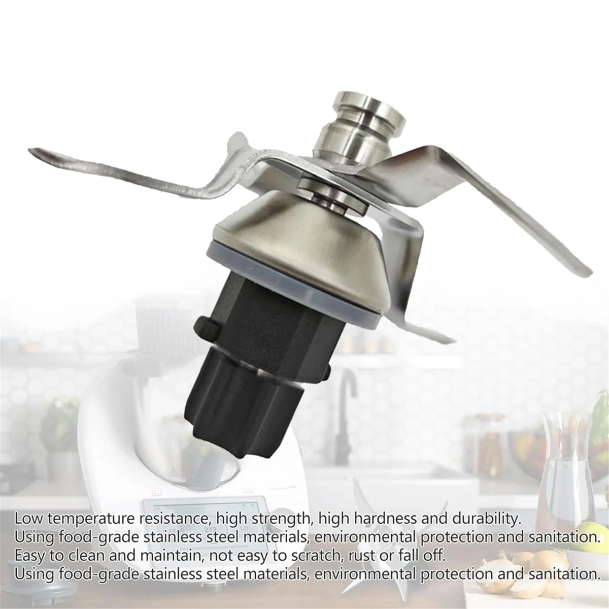 A74G-Сменное лезвие для кухонных комбайнов Vorwerk Thermomix TM31, аксессуары, детали головки ножа из нержавеющей стали