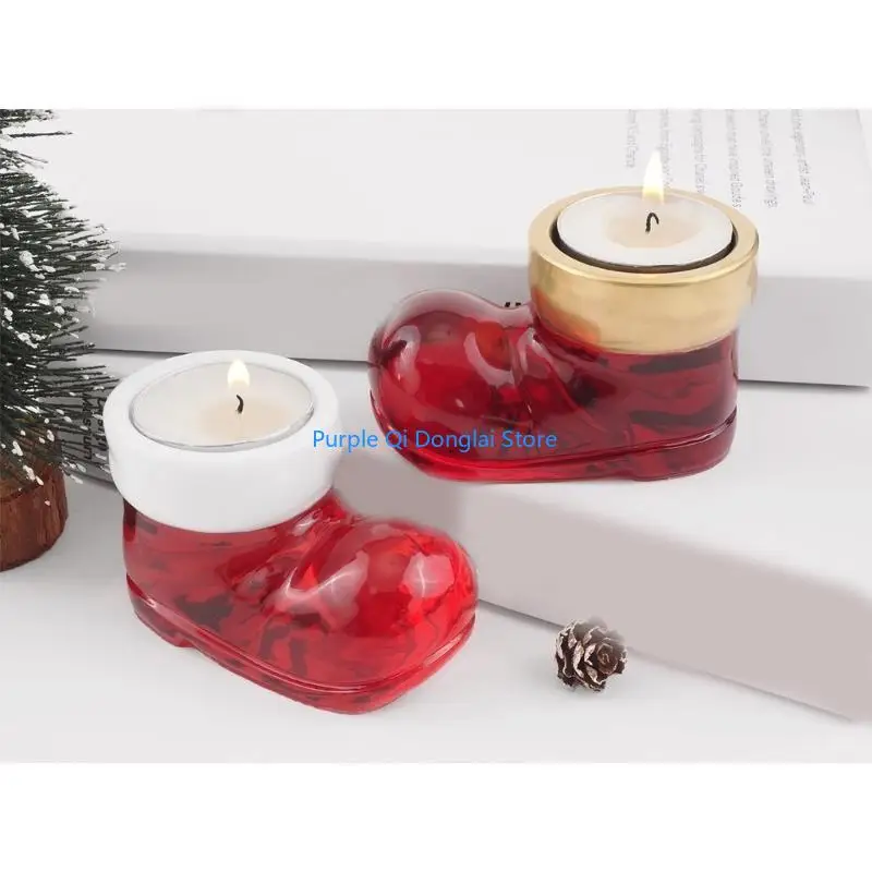 L21E Flexible Candlestick Mold Holder Mould Christmas Boot Base Mold