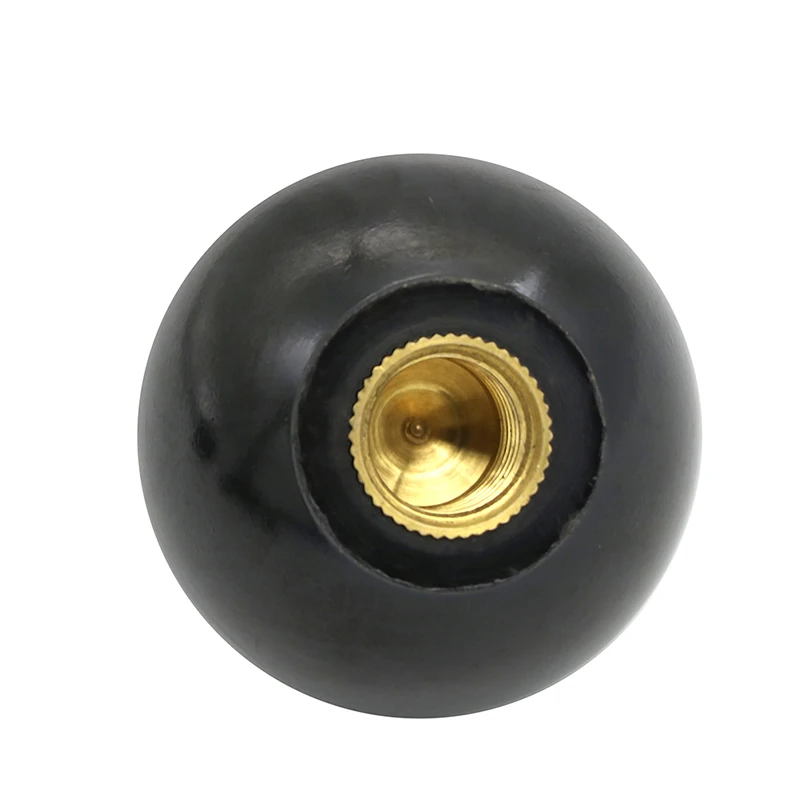 Nero M4/M5/M6/M8/M10/M12 filettatura testa a forma di sfera dadi di bloccaggio manopola di bloccaggio manopola centrale in rame 16mm/20mm/25mm/30mm/35mm/40mm