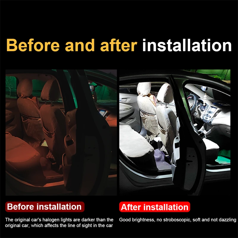 

2Pcs 31mm 36mm 39mm 41mm LED Reading Lights Auto Interior Dome Lamp License Plate Luggage Trunk Lamp C5W C10W 4014 LED Lights