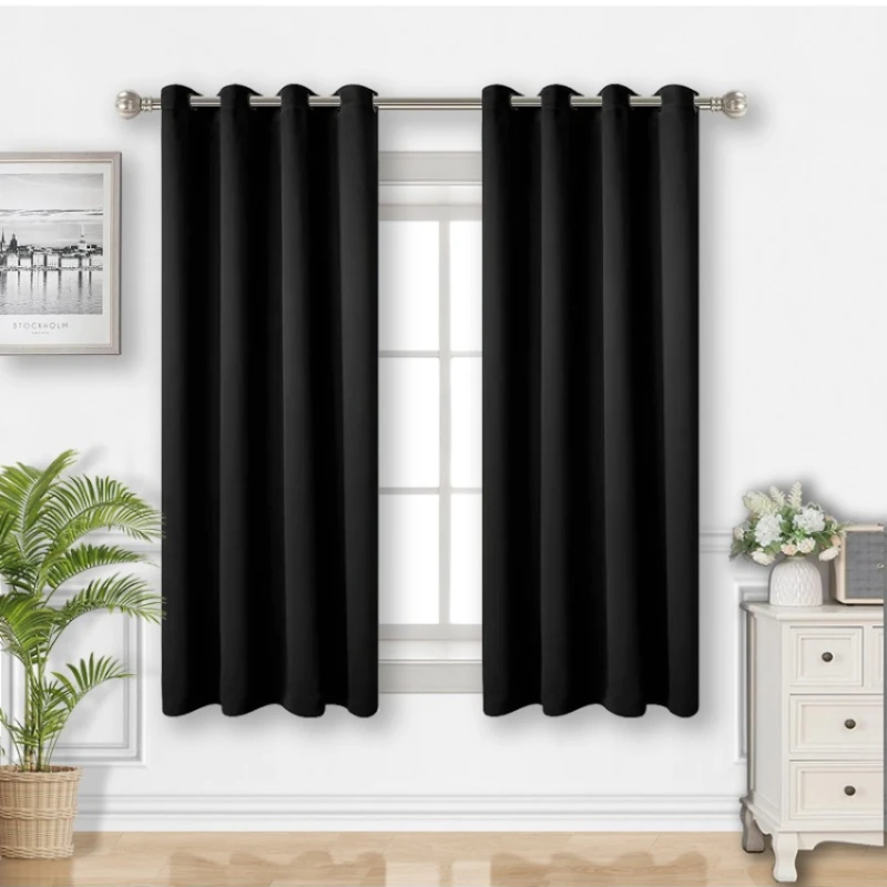 1 Panel Modern Blackout Curtains for Living Room Bedroom High Shade Thick Blinds Drapes 90% Light Blocking Door Window Covering