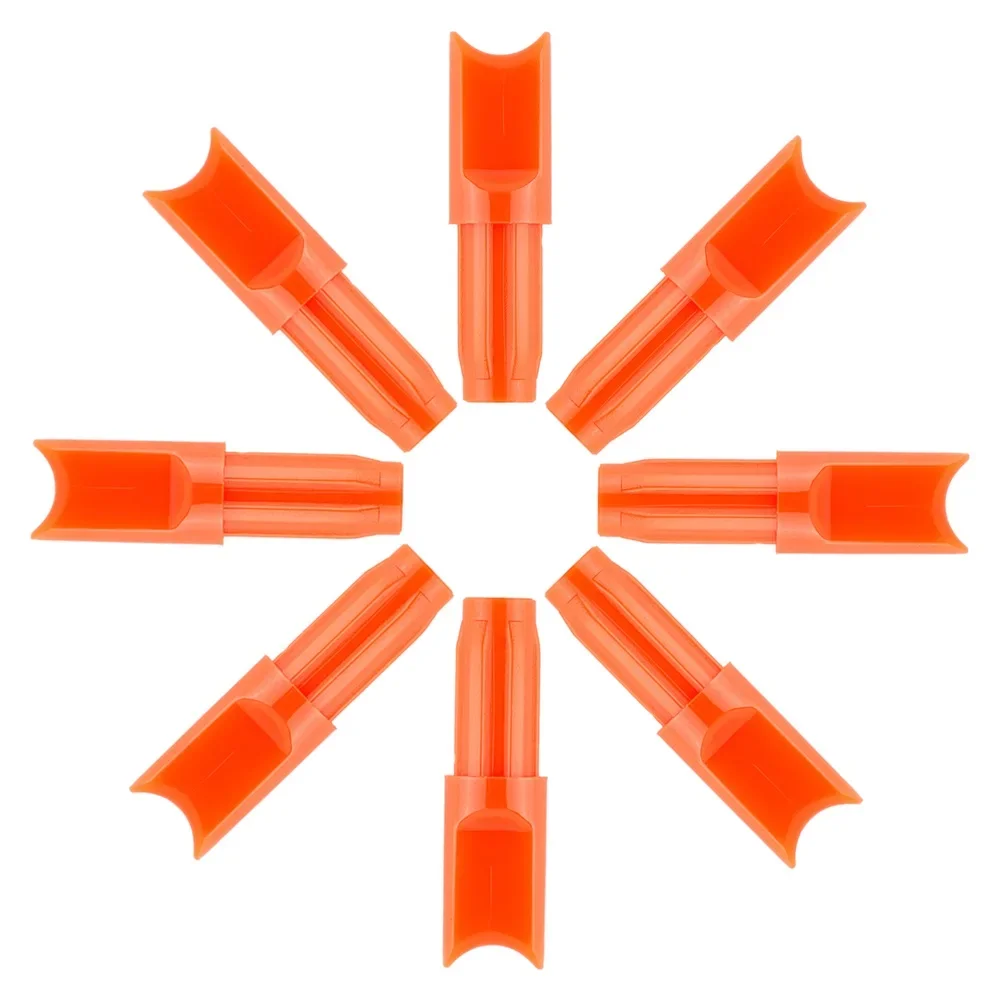 50pcs Archery Meniscus Shape Nocks for OD 7.5mm 7.5''/15'' Crossbow Arrow Bolts Accessories