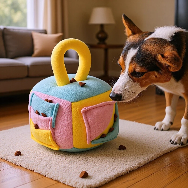 Square Snuffle Mat for Dogs Pet Puzzle Toy Slow Feeding Anti-choke Training Mat Educational Pet Supplies