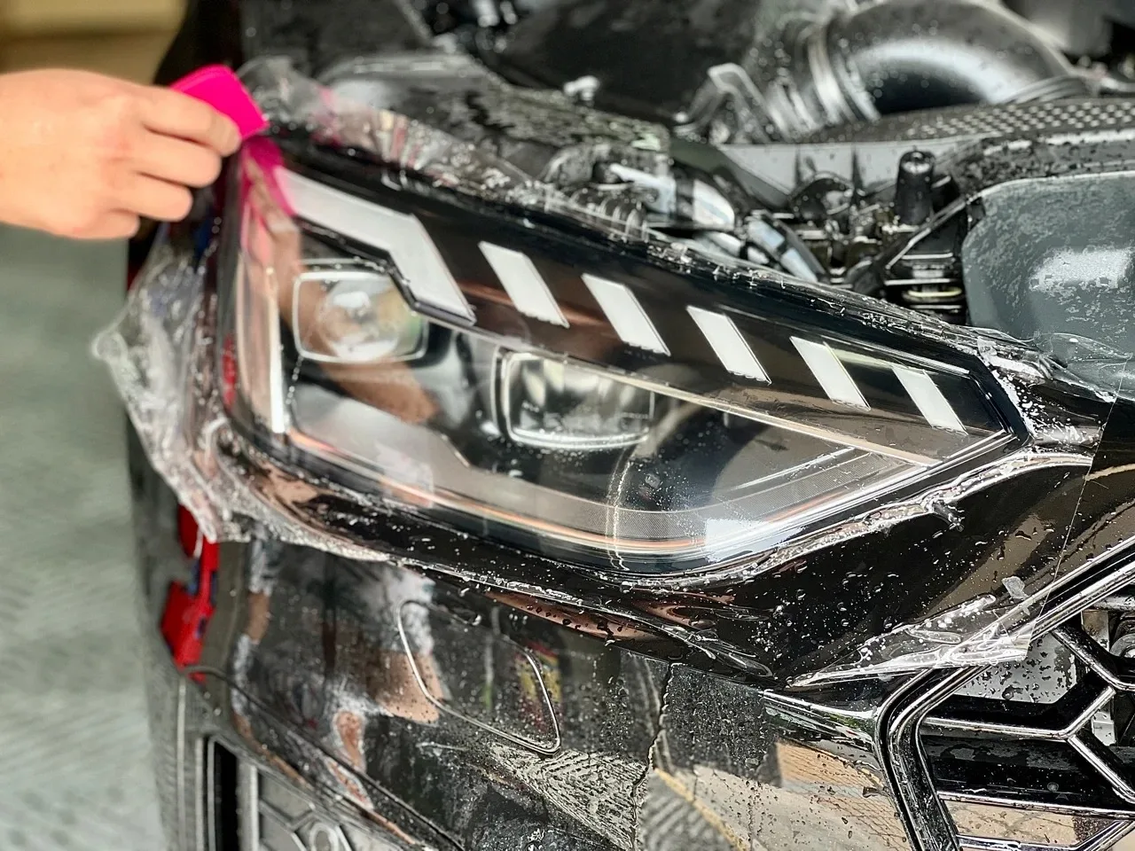 1/2/3/15m ppf selbst heilende TPU-Autos chein werfer Anti-Kratzer Wrap Film Schutz Auto Rücklichter Film – Detail 10