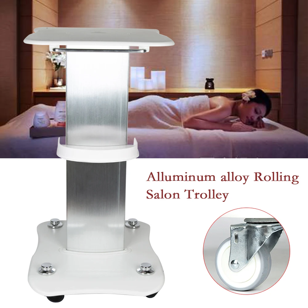 Aluminium Rollende Salon Trolley Haar Instrument Lade Wit