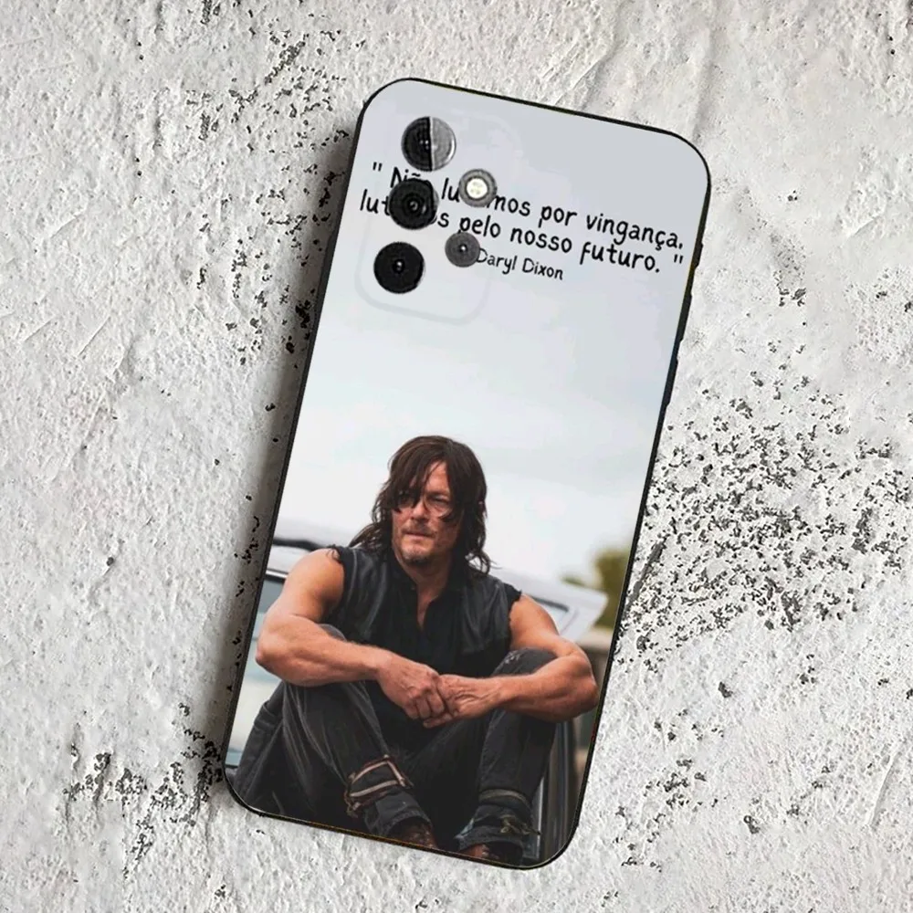 The W-Walkings D-Dead Daryl Dixon Phone Case For Samsung Galaxy A13,21s,22,31,32,52,53,71,80,91 Soft Black Cover