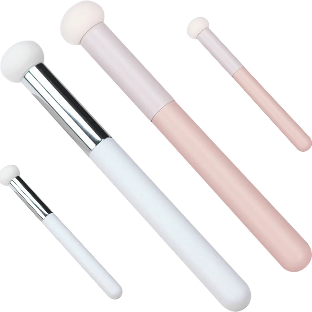 

4Pcs Mushroom Concealer Brush Powder Puff Makeup Sponge Applicator Professional Supplies for Women Concealer Brush