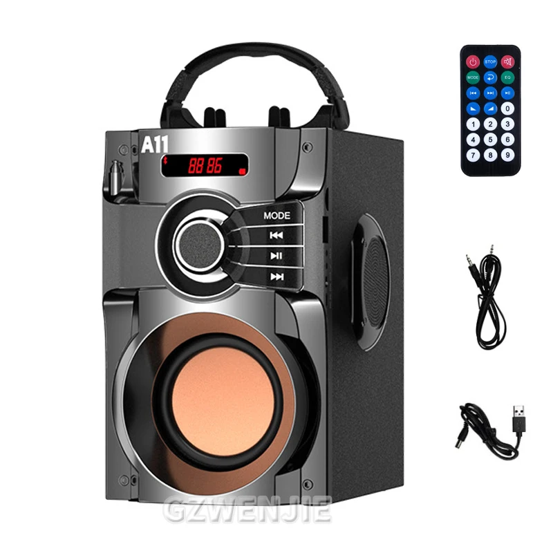 

Karaoke Bluetooth Speaker Subwoofer Wireless Fm Radio 3D Stereo Sound Box Column Portable Caixa de Som Bluetooth Remote USB Mic