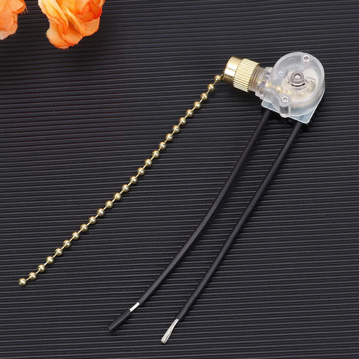 

2pcs Wall Lamp Switch Replacement Easy Installation For Fan Lights Canopy Fixtures Ceiling Fan Pull-Chain Light Pull-Chain