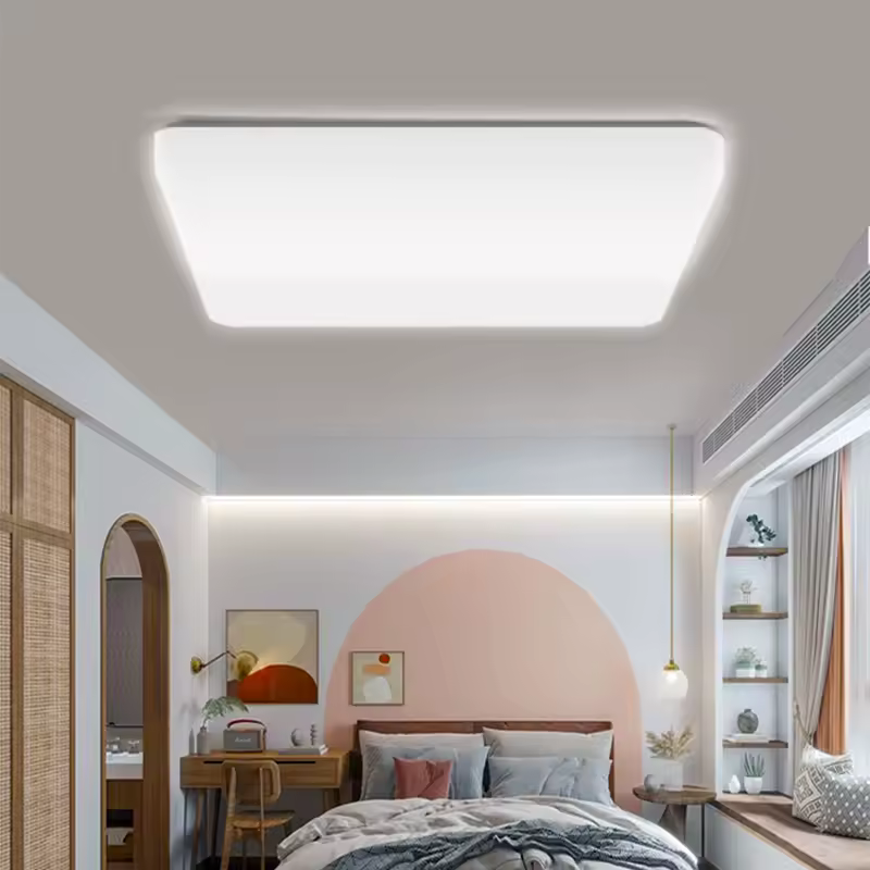 Lâmpada de teto led lustre painel lustre moderno luzes parede quarto pendurado luminária decoração para casa luz teto quadrado led