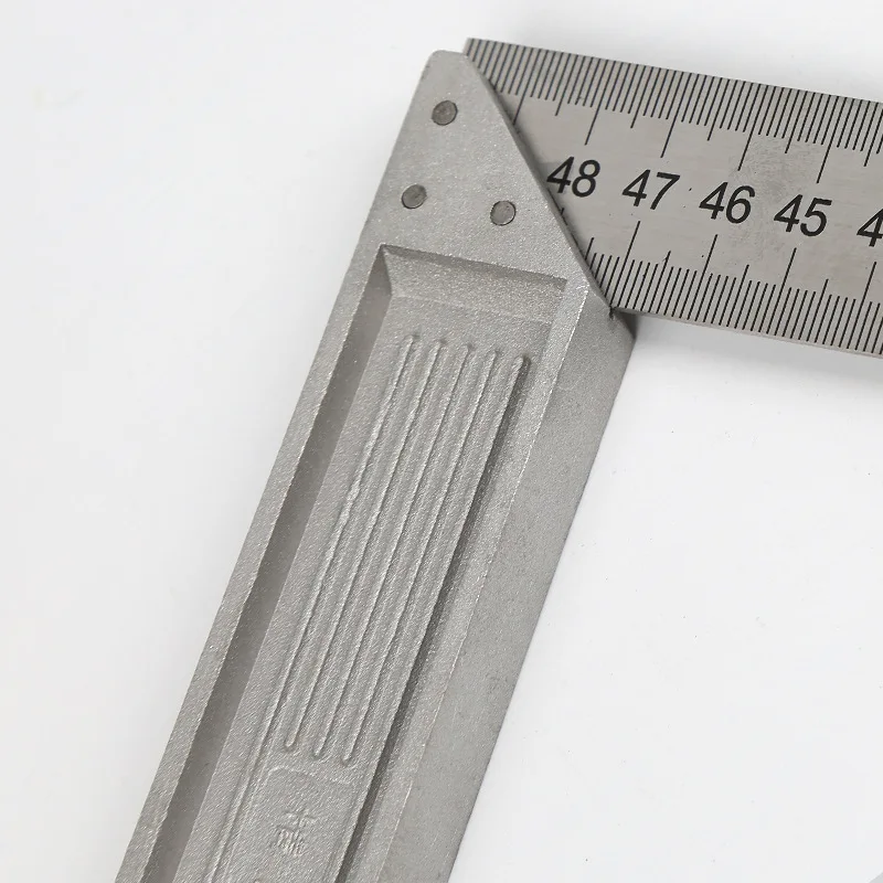 Aluminum alloy square ruler right angle 90 Turning ruler Woodworking ruler Steel turning ruler measuring tools gauge