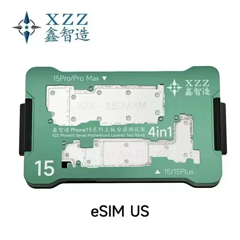 Papan logika Pengujian fungsi Motherboard XZZ untuk iPhone 15 Plus Pro seri Promax Tester bingkai tengah atas dan bawah