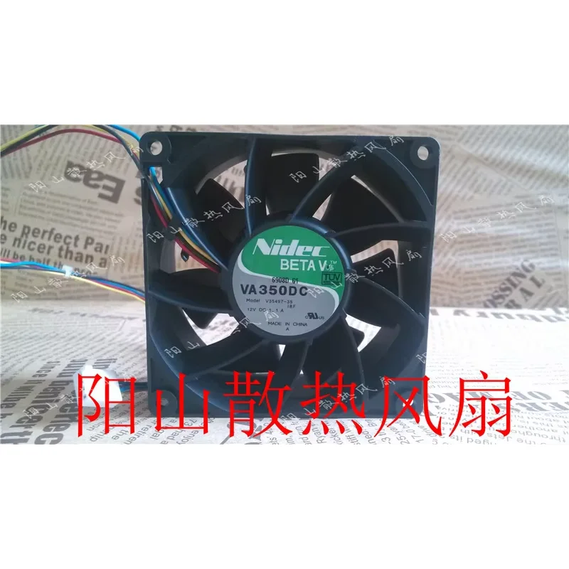 Nidec V35497-35 IBF DC 12V 1.1A 90x90x38mm 4-wire Server Cooling Fan