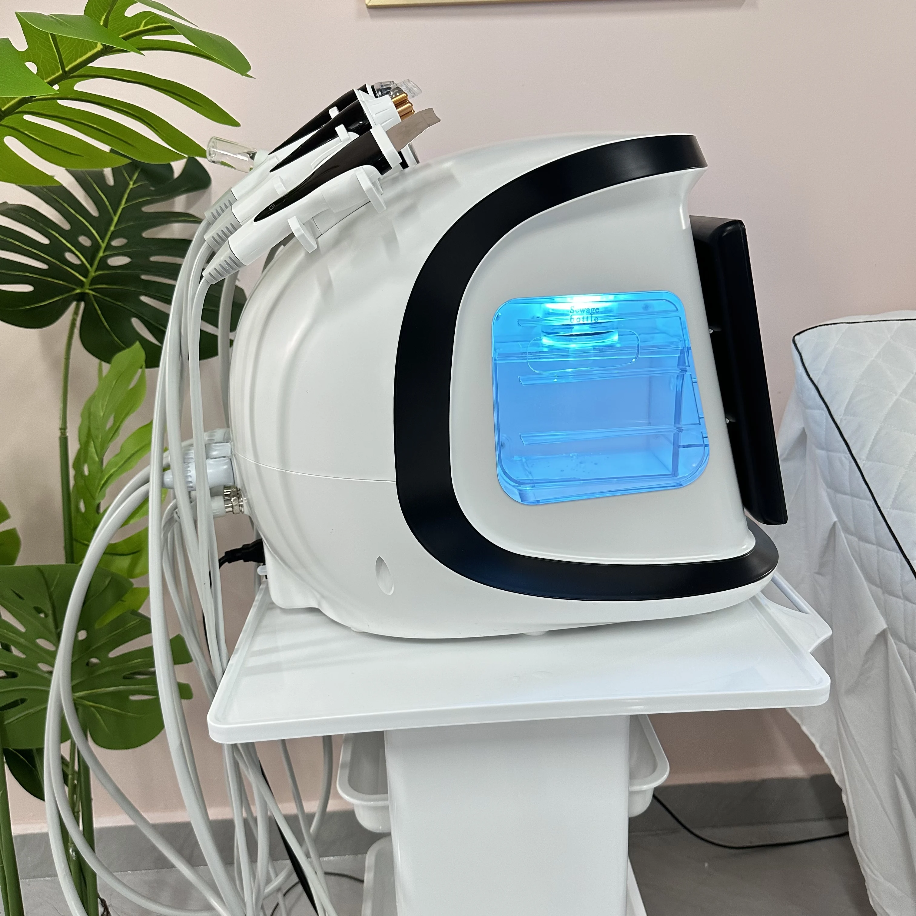 Bellezza del viso Hydra Machine 7 in 1 Dermoabrasione Cicatrici da acne per Spa Rivitalizzante della pelle Esfoliante Idratante rassodante per la pelle