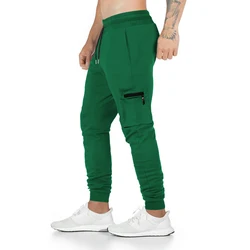 Herren Jogging hose Frühling Herbst Fitness aktive sportliche Jogger hose mit Reiß verschluss tasche und Kordel zug Trainings hose