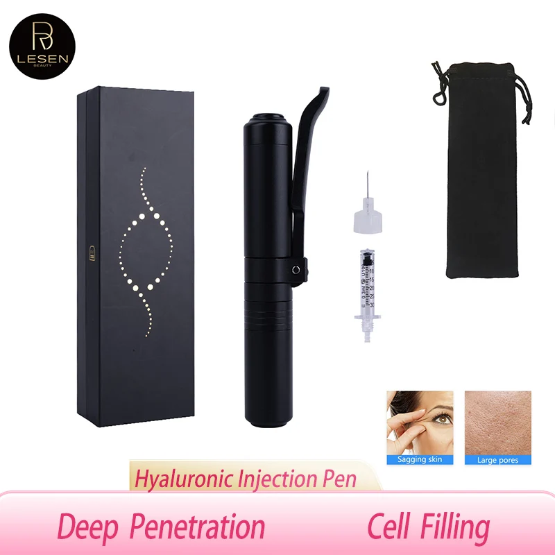 

LESEN High Pressure Hyaluronic Acid Pen Anti Wrinkle Lifting Lip Hyaluron Gun Injection Atomizer No Needle acido hiauluronico ve