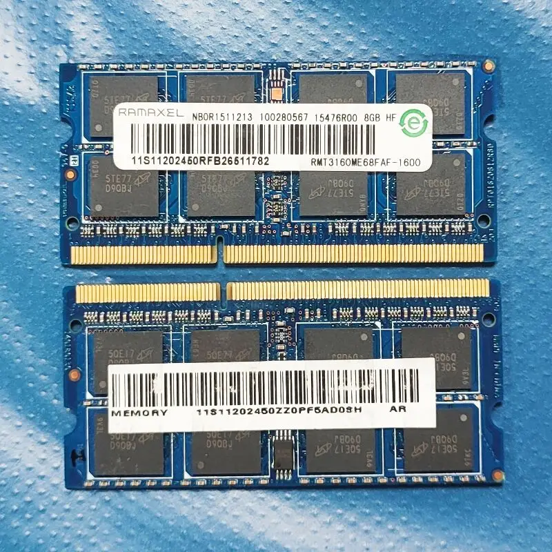 RAMAXEL RAMS DDR3 8GB 1600MHz Laptop speicher ddr3 8GB 2RX8 PC3L-12800S-11 SODIMM Notebook memoria 1,35 v