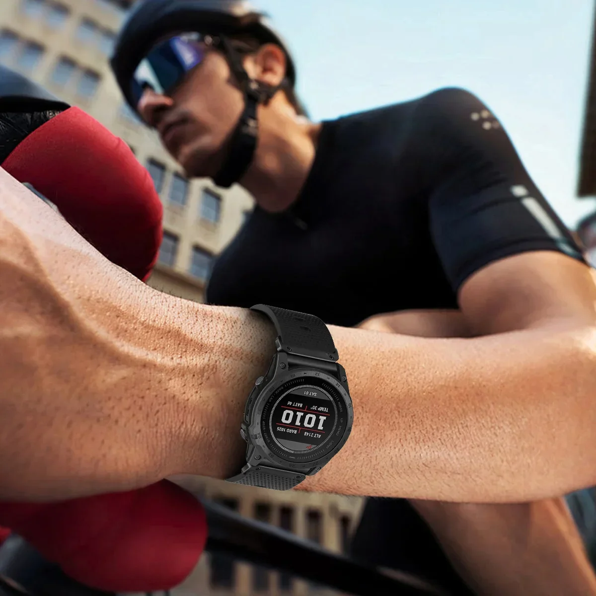 26 22 ミリメートルクイックフィットシリコン時計ストラップガーミンフェニックス 8/5/5X/5XPlus/6/6X プロ/7/7x/Forerunner945 925 スポーツバンド金属アダプタ