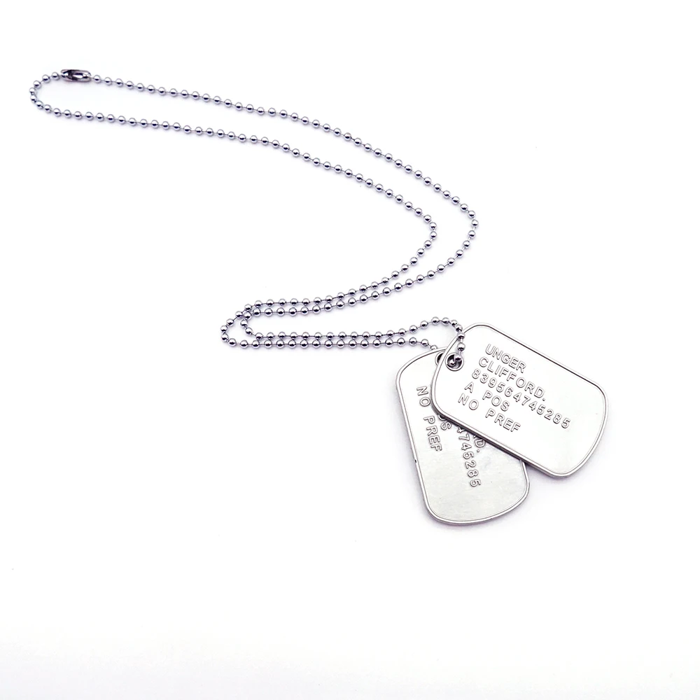 Death Stranding Necklace for Women Men Dog Tag Metal Necklaces Game Jewelry Pendant Chains Choker Collares Charm