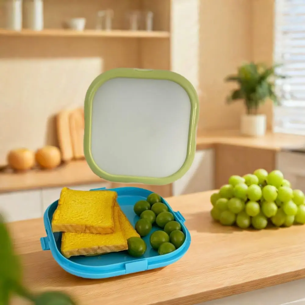 

Square Silicon Storage Box Highly Elastic Large Capacity Vegetable and Fruit Fresh Box with Lid Sealed Food Storage Container