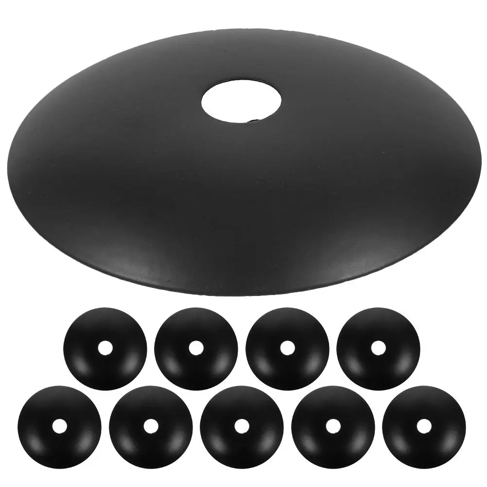 

10Pcs Lighting Plate Canopy Accessories Round Ceiling Light Cover for Pendant Wall Lamps Fixture Parts Easy Install