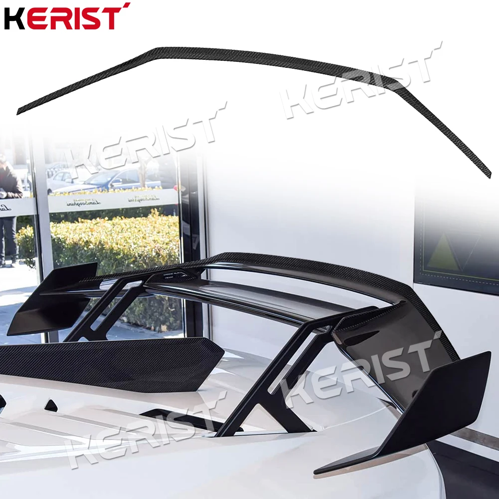 Carbon Fiber Gurney Flap Rear Trunk Spoiler Wing Lip for Lamborghini STO 2023-UP Style Tuning Car Styling