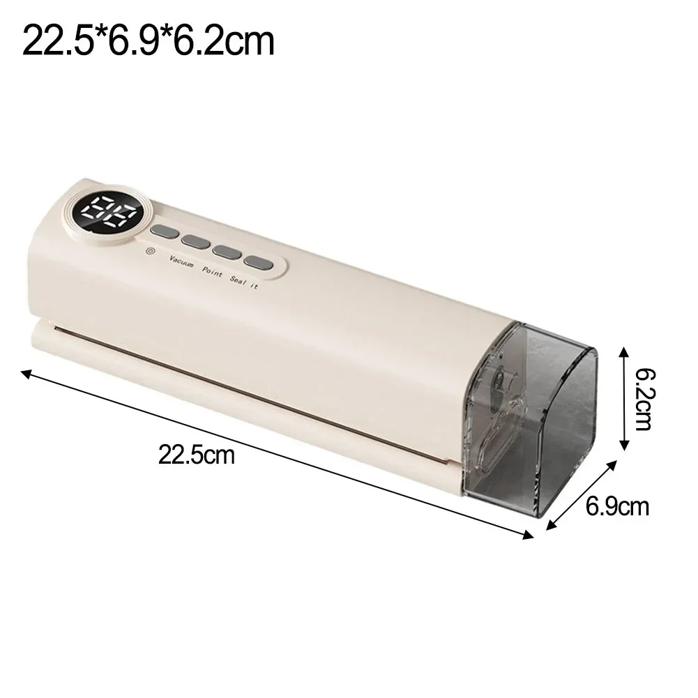 Household Wireless Fully Automatic Fresh-keeping And Sealing Vacuum Machine  Automatic Plastic Bags Sealer For Household Use ﻿