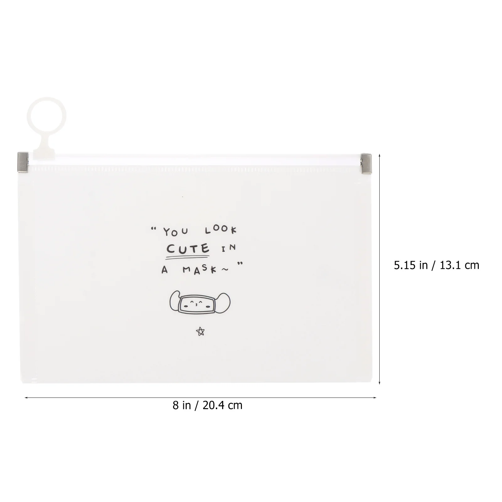 

5 Pcs Portable Mask Organizer Foldable Bag Holder Storage Case Compact Container