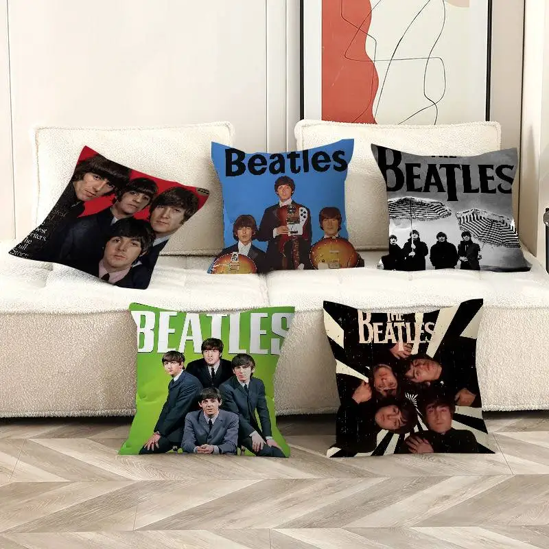 Band The B-Beatles Pillow Cushion Cover Pillowcase Living Room Sofa Home Decor Customized