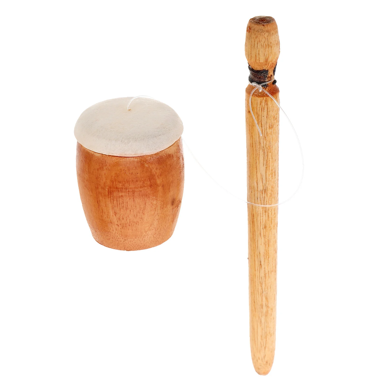 Frog Guiro Natural Sound Handmade Crab Mallet for Kitchen Kids Felt Head Bass Drum Mallets Percussion Sticks