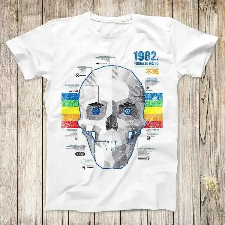 Skull 1982 Fumetsu Mark 1 6 Top T Shirt Best Cute Mens Women 3085