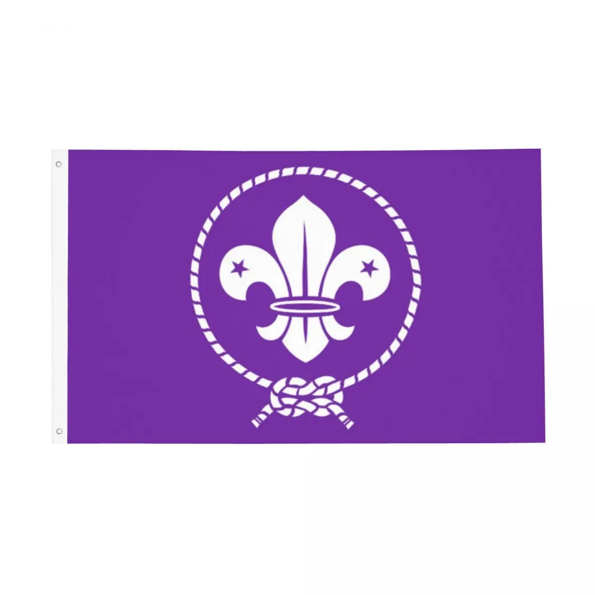 

Scout Movement Purple Choice Of Sizes Flag Decor 3x5FTModern With Metal Grommets Fade Resistant Flowy