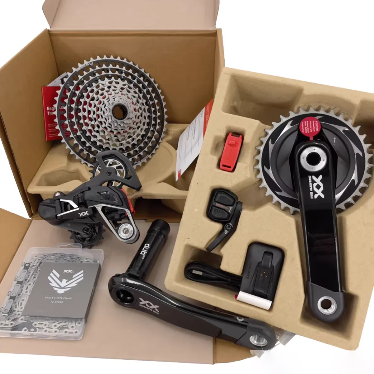 Special offer SRAM NEW TRANSMISSION  XX SL Eagle AXS Transmission Groupset powemeter wide cranksets